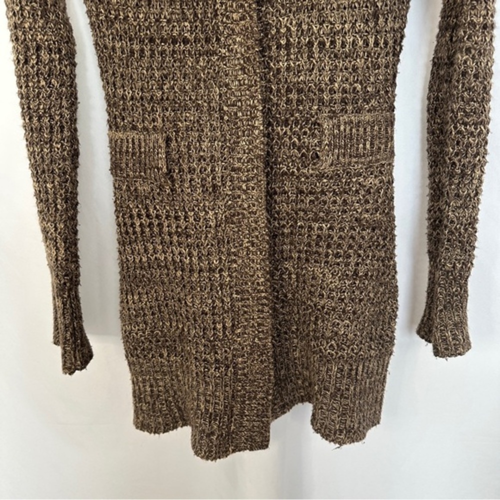 Vintage Say What USA Faux Fur Cardigan Sweater Women Size Medium Y2K Retro - Picture 4 of 11